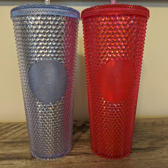 Starbucks Other - STARBUCKS 2 Studded Tumblers 24oz